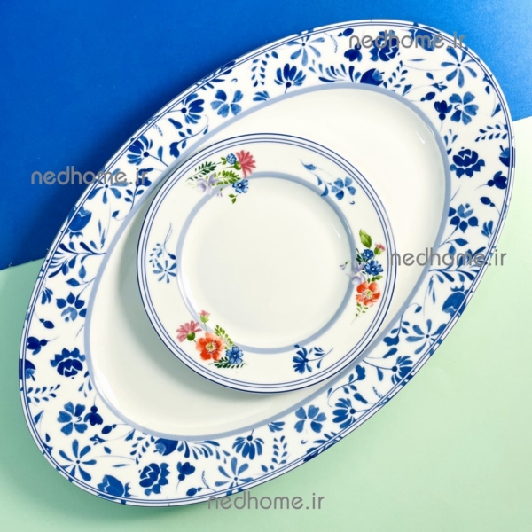 دیس بزرگ برنج چینی زرین طرح گرانادا