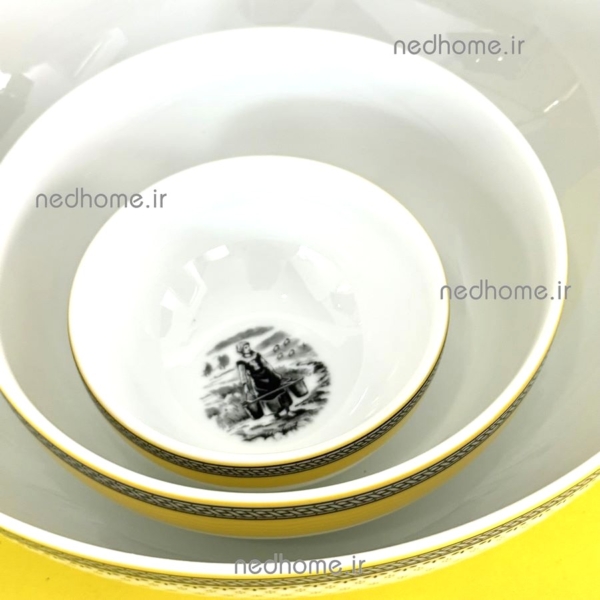 کاسه بزرگ سالاد ویلیج چینی زرین - درجه یک - Image 6