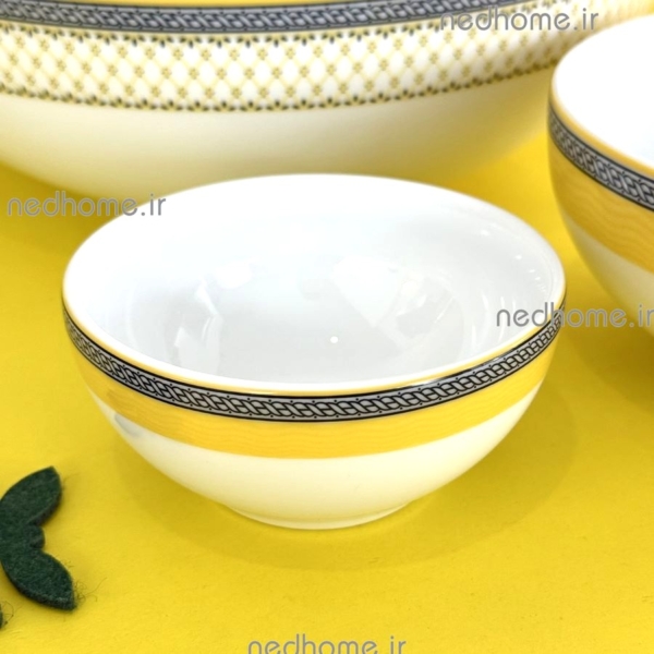 کاسه آجیل خوری تک طرح ویلیج چینی زرین درجه عالی