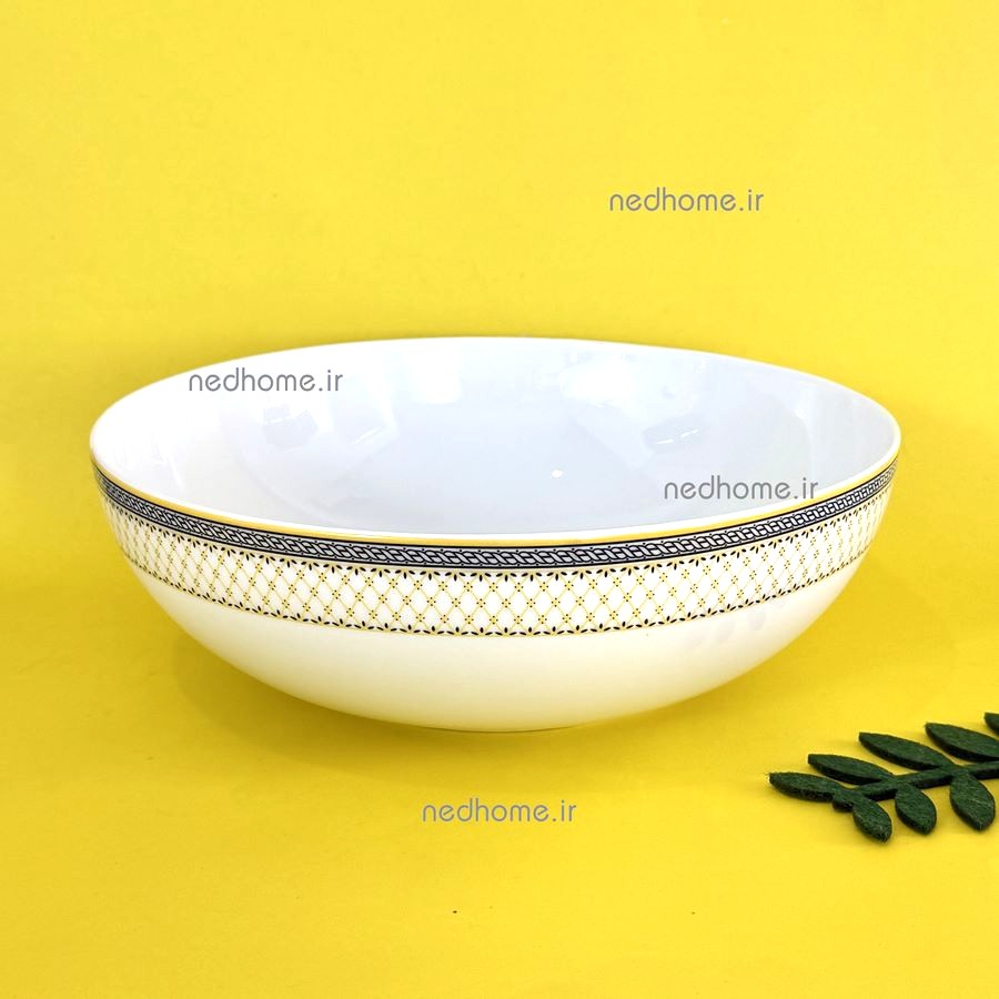 کاسه بزرگ سالاد ویلیج چینی زرین - درجه یک