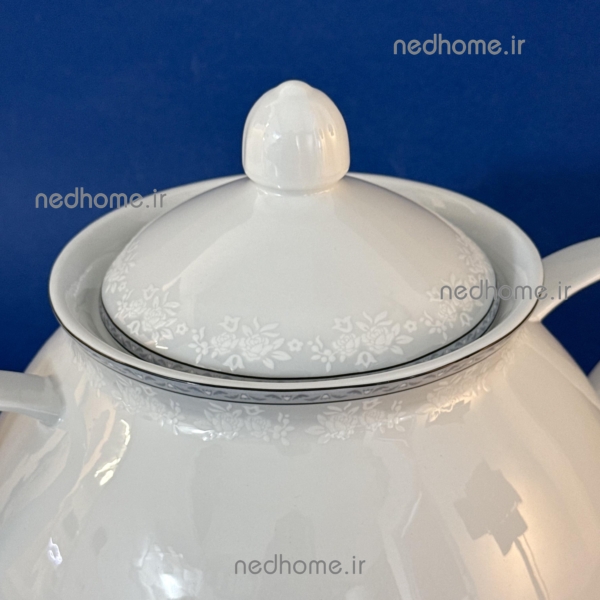 سوپ خوری تک چینی زرین طرح وایت رز – درجه یک - Image 7