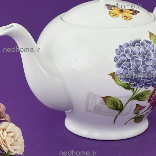 قوری چینی طرح دار زرین ایتالیا اف