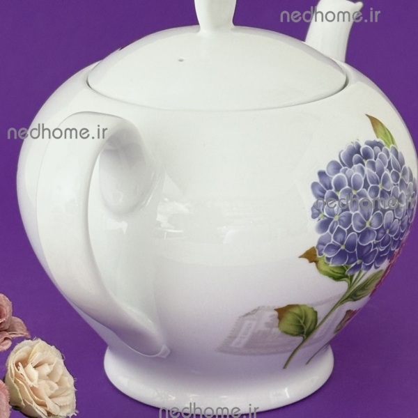 قوری چینی زرین طرح روژ ایتالیا اف - Image 4