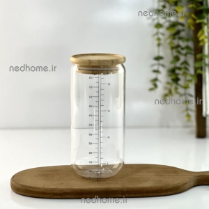 بانکه پیرکس گرد در بامبو - 600 ml