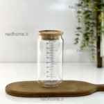 بانکه پیرکس گرد در بامبو - 500 ml