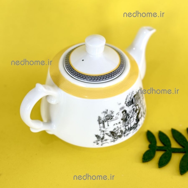 قوری چای کوچک ویلیج طرح دار