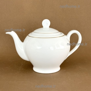 قوری تک چینی زرین طرح لب طلایی ایتالیا اف - درجه یک