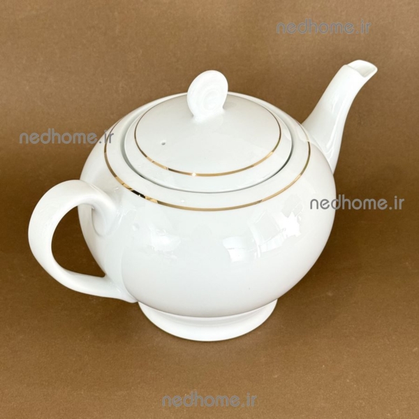 قوری جدید لب طلا چینی زرین