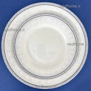 سرویس چینی زرین 35 پارچه وایت رز