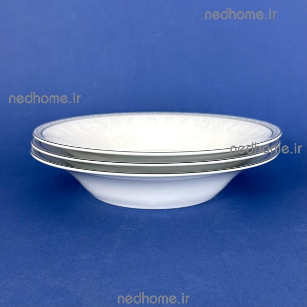 خورش خوری وایت رز چینی زرین طرح ساده و جدید