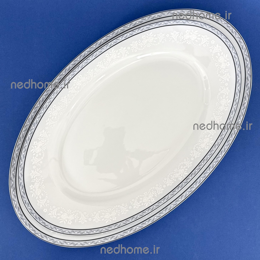 3914 (1) دیس تک چینی زرین طرح وایت رز – درجه یک