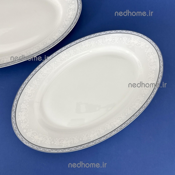 دیس سایز متوسط وایت رز شهرزاد چینی زرین