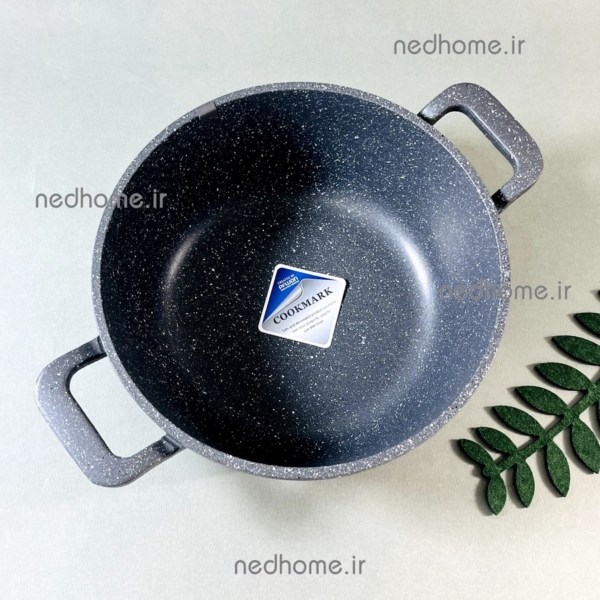 قابلمه تک چدن ضدخش نچسب گرانیتی کاندید نقره ای
