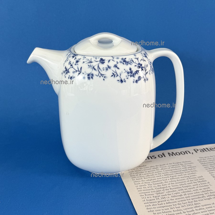 قوری تک چینی زرین طرح ورنیکا - درجه یک