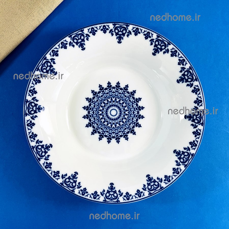 خورشت خوری تک چینی زرین طرح سمرقند فله ای - درجه یک