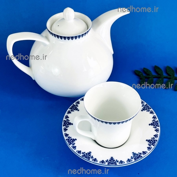 چای خوری چینی خاص و شیک چینی زرین طرح سمرقند