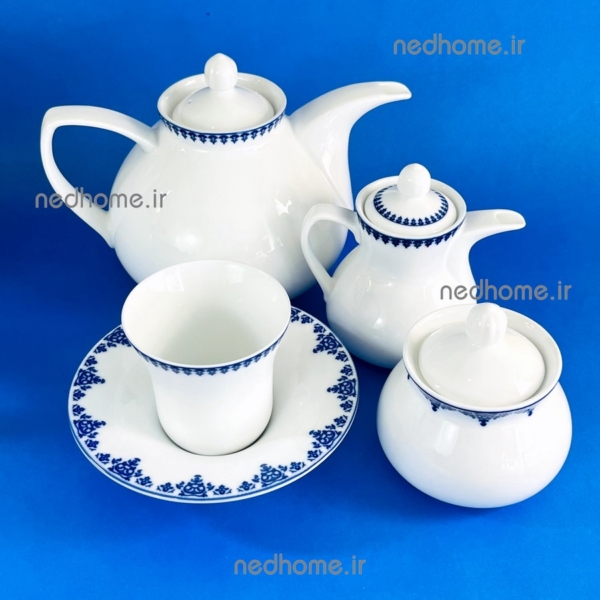 سرویس چای خوری چینی زرین طرح سمرقند