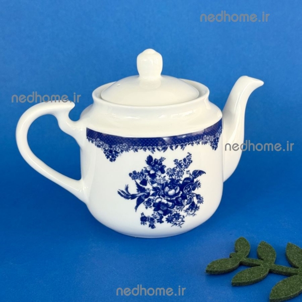 قوری جدید چینی زرین طرح فلورانس استوانه