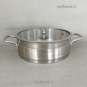 ماهیتابه استیل کاندید سایز cm 24