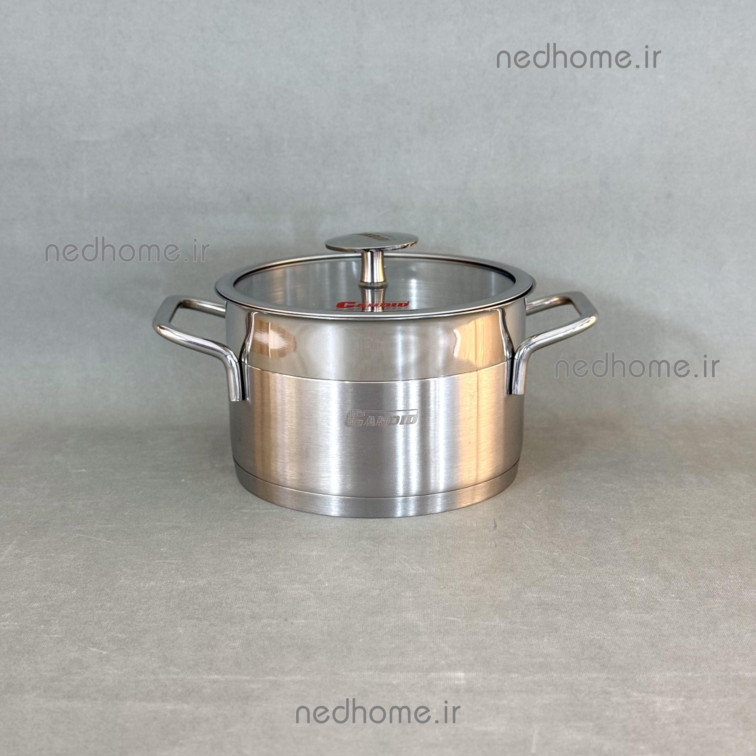 4013 قابلمه استیل کاندید سایز cm 16