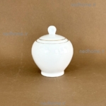 قندان تک چینی زرین طرح لب طلایی ایتالیا اف - درجه یک