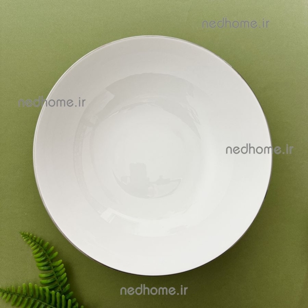 کاسه آش خوری چینی زرین طرح سمن