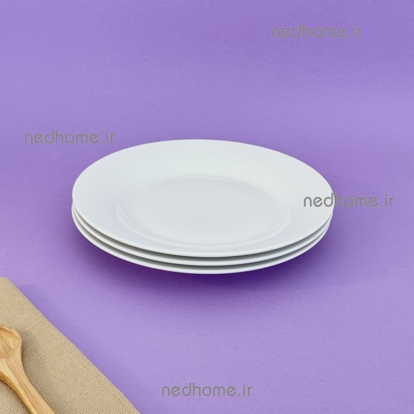 پیشدستی گرد سفید چینی زرین