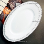 دیس تک چینی زرین طرح مون بلان مشکی ایتالیا اف - درجه یک