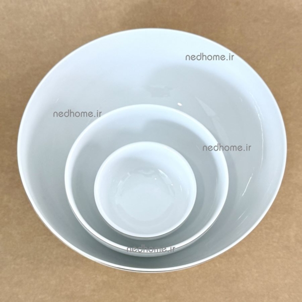 سرویس کاسه آبگوشت خوری چینی زرین طرح هدیه طلایی درجه عالی