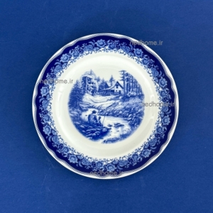 بشقاب میوه خوری تک چینی زرین طرح سن پترزبورگ فله ای – درجه یک