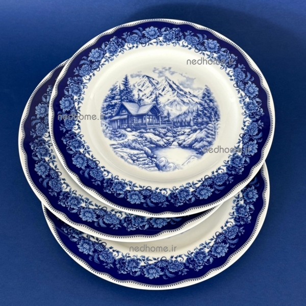 پیش دستی میوه خوری سن پترزبورگ چینی زرین