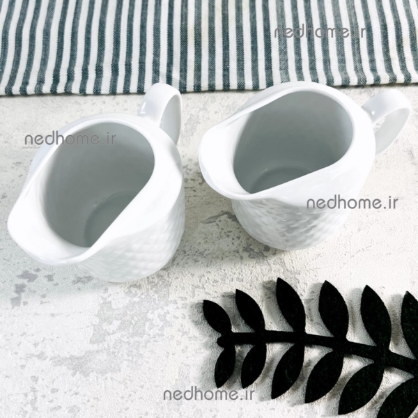 سس خوری سفید هتلی چینی زرین طرح سفید رادیانس برجسته