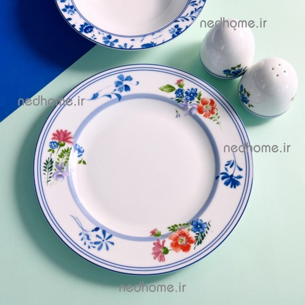 بشقاب میوه خوری چینی زرین طرح گرانادا درجه عالی