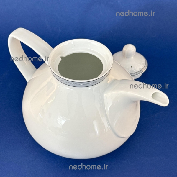 قوری چای خاص و جدید چینی زرین طرح وایت رز