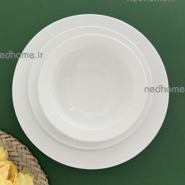 پلوخوری سفید چینی زرین