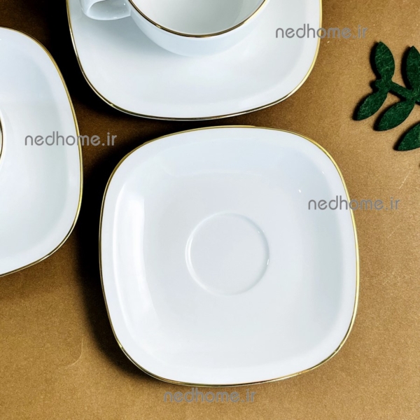 نعلبکی تخت چینی زرین طرح زرین کواترو