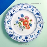 بشقاب پلوخوری تک چینی زرین طرح گرانادا ایتالیا اف فله ای - درجه یک