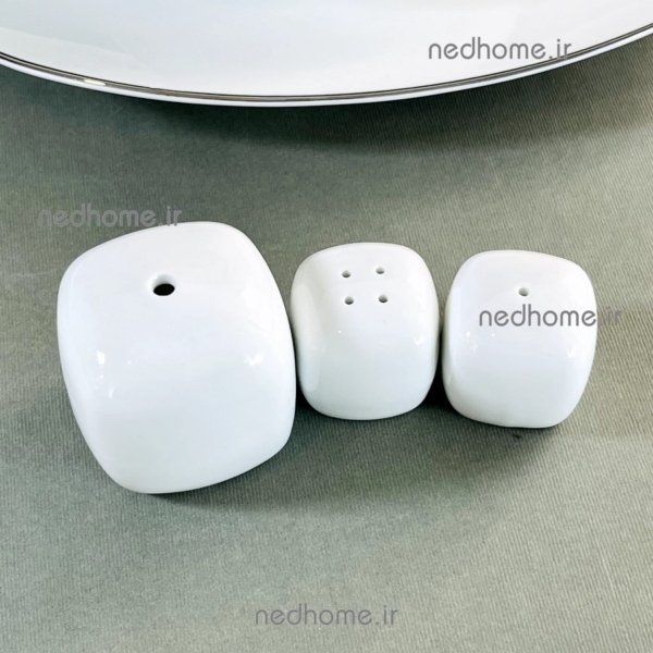 ست نمکپاش و فلفل پاش و سماق پاش سمن کواترو چینی زرین