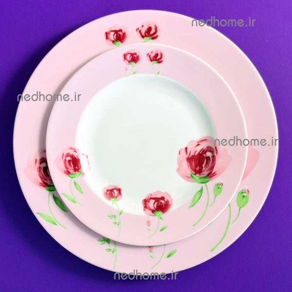 پلوخوری تک پینک رز چینی زرین درجه عالی