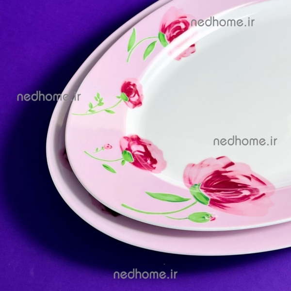 دیس برنج پینک رز چینی زرین