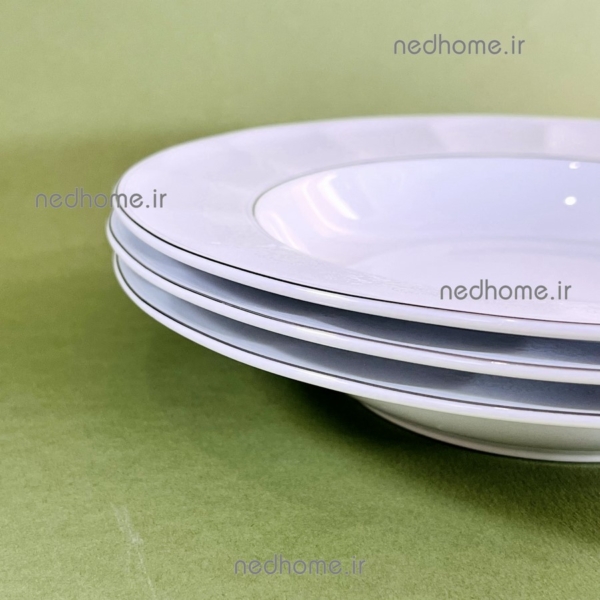 خورشت خوری تک چینی زرین طرح دلسا فله ای - درجه یک - Image 4