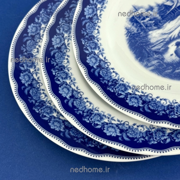 بشقاب تک بزرگ طرح سنتی چینی زرین