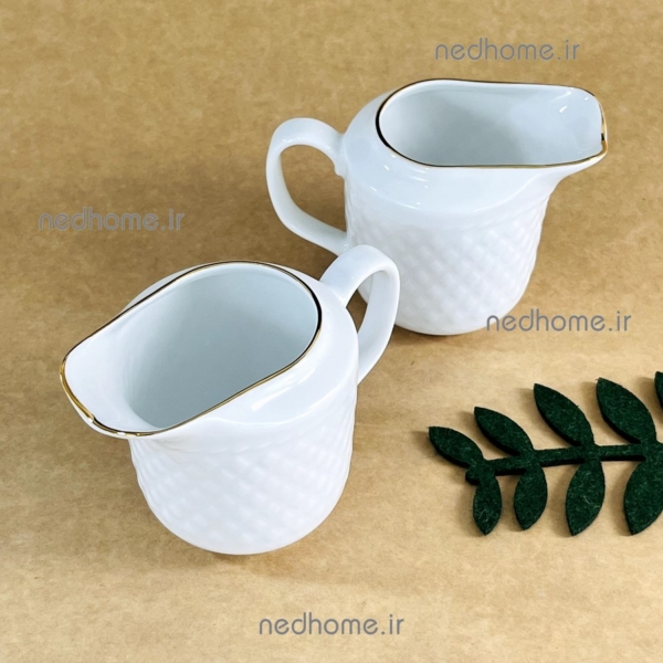 سس خوری چینی سفید ساده زرین طرح رادیانس درجه عالی