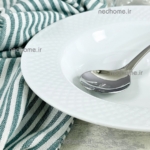 خورشت خوری گود سبک چینی زرین طرح سفید رادیانس