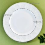 بشقاب پلوخوری تک چینی زرین طرح دلسا فله ای - درجه یک