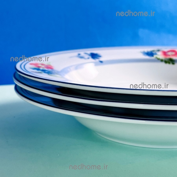 بشقاب گود خورشت خوری گرانادا چینی زرین