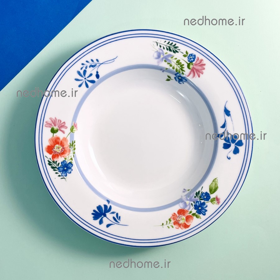 خورشت خوری تک چینی زرین طرح گرانادا فله ای - درجه یک