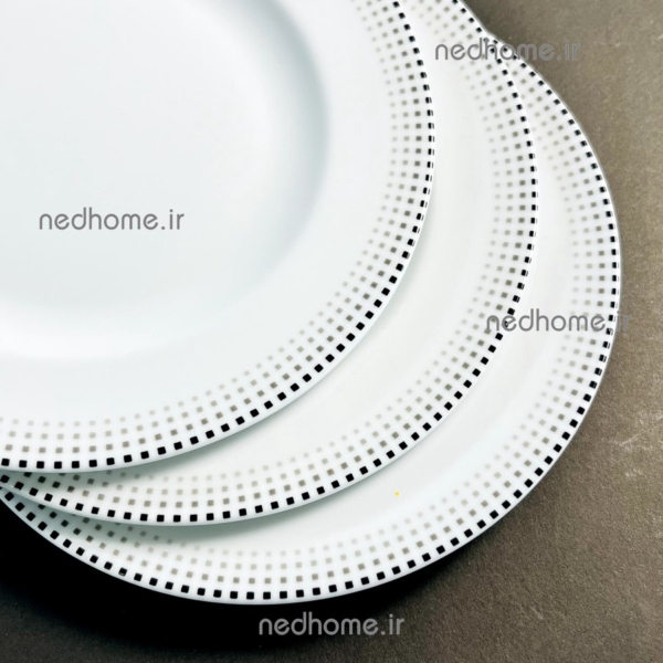 میوه خوری تک چینی زرین طرح ساده مون بلان گرد