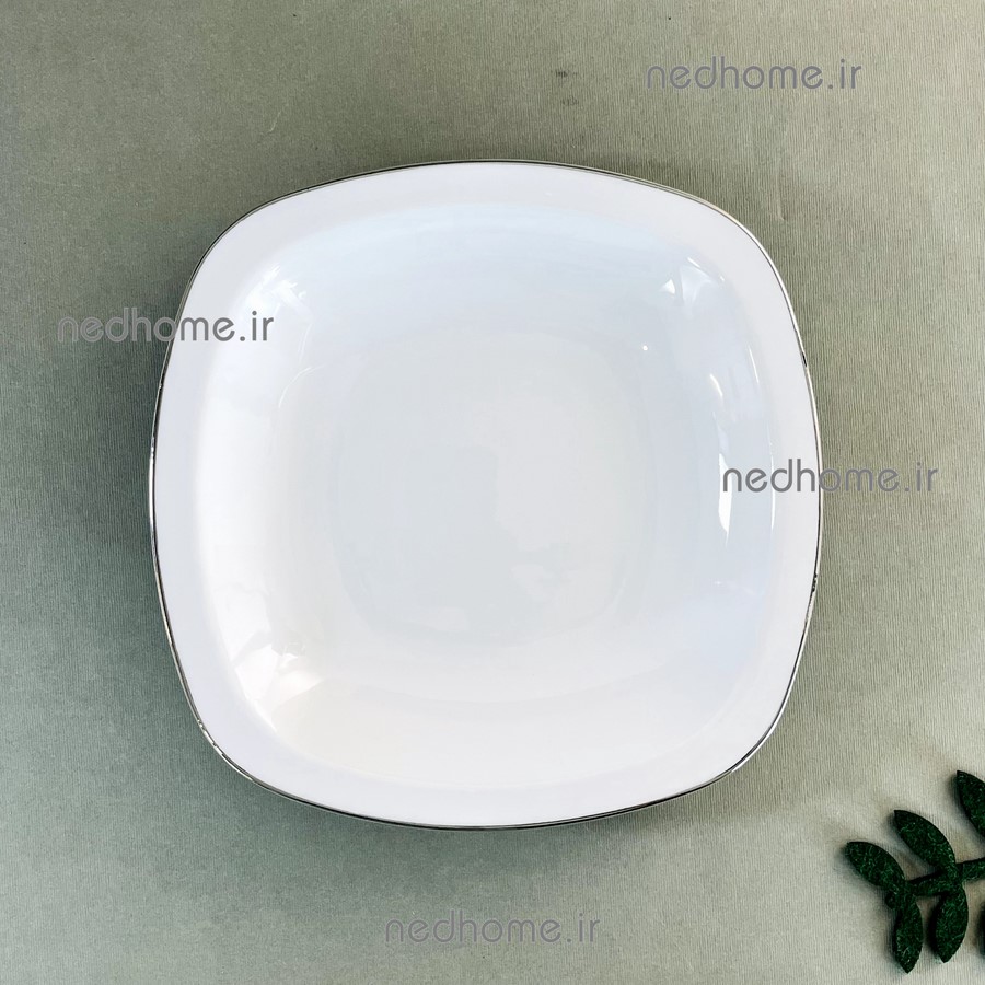 خورشت خوری تک چینی زرین طرح سمن کواترو فله ای - درجه یک