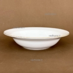 کاسه سالاد تک چینی زرین طرح لب طلایی ایتالیا اف - درجه یک